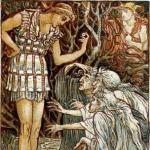 Mythen des antiken Griechenlands über Perseus werden nacherzählt